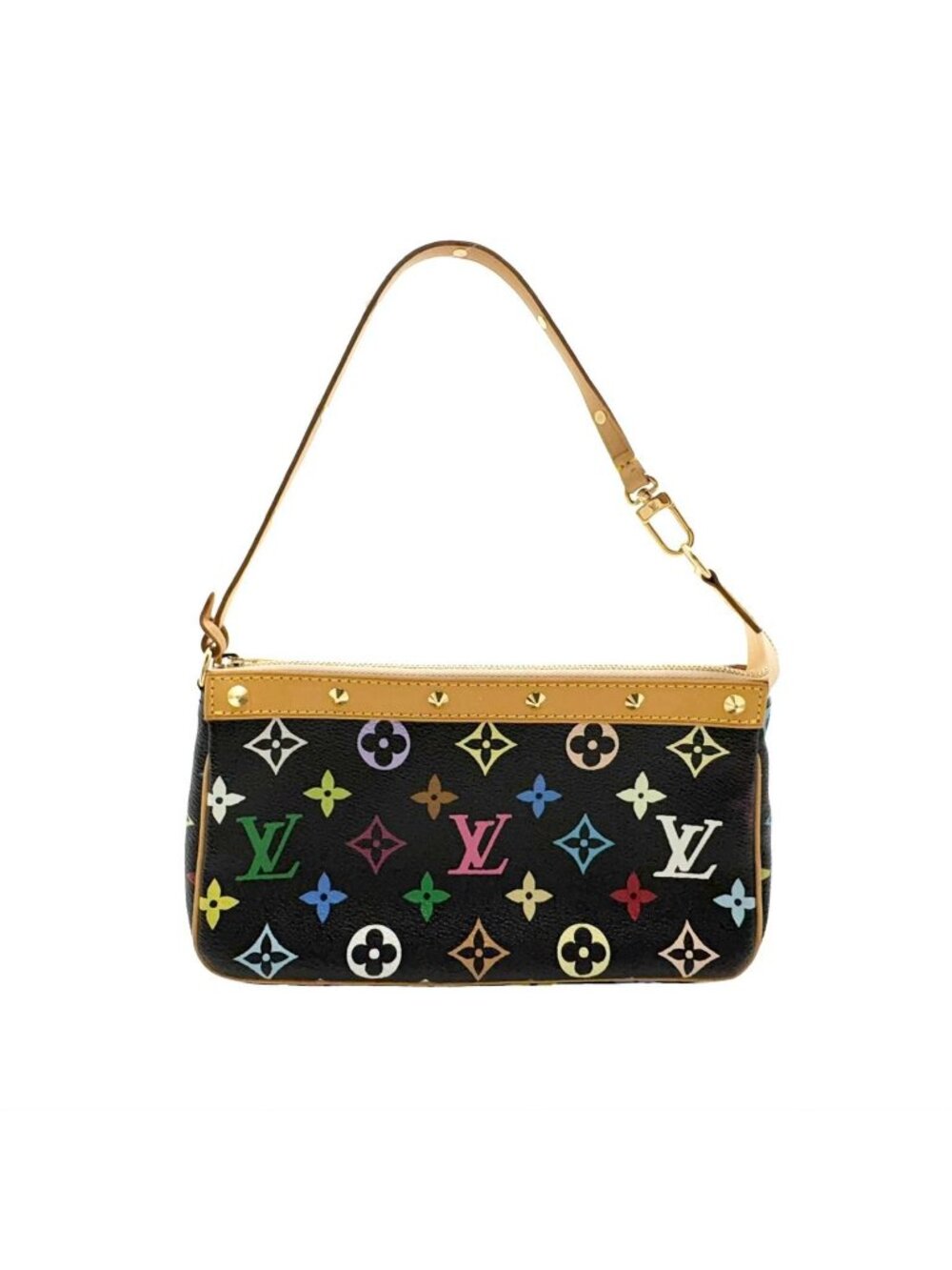 Louis Vuitton Pochette Accessoires Multicolor Noir Handbag